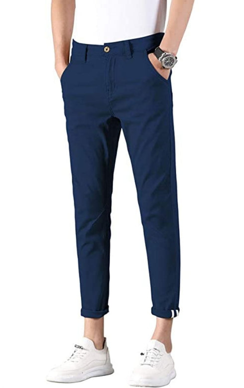 Men’s P&P Cropped  Skinny Fit Stretch Chino Pants